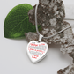 To My Girlfriend Luxury Graphic Heart Necklace
